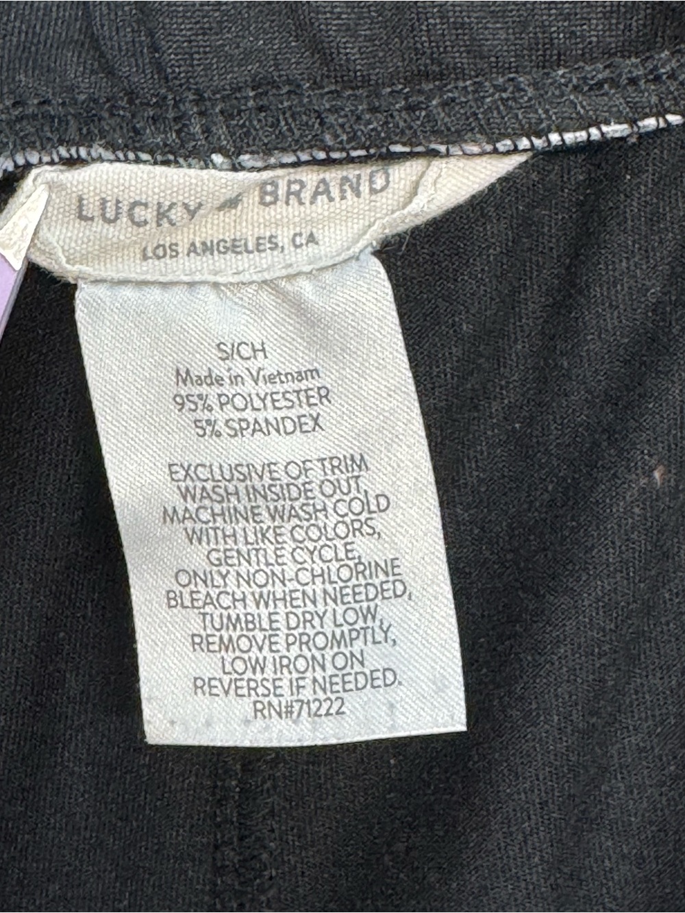 Lucky Brand Black Straight Leg Pants - Picture 4 of 8